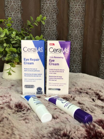 CeraVe Eye Repair Cream + CeraVe Skin Renewing Eye Cream
